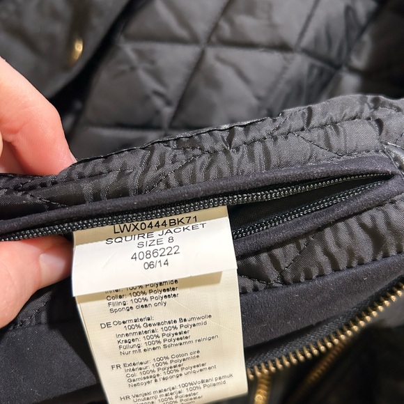 Barbour Squire Waxed Jacket with Quilted Lining - Picture 9 of 11